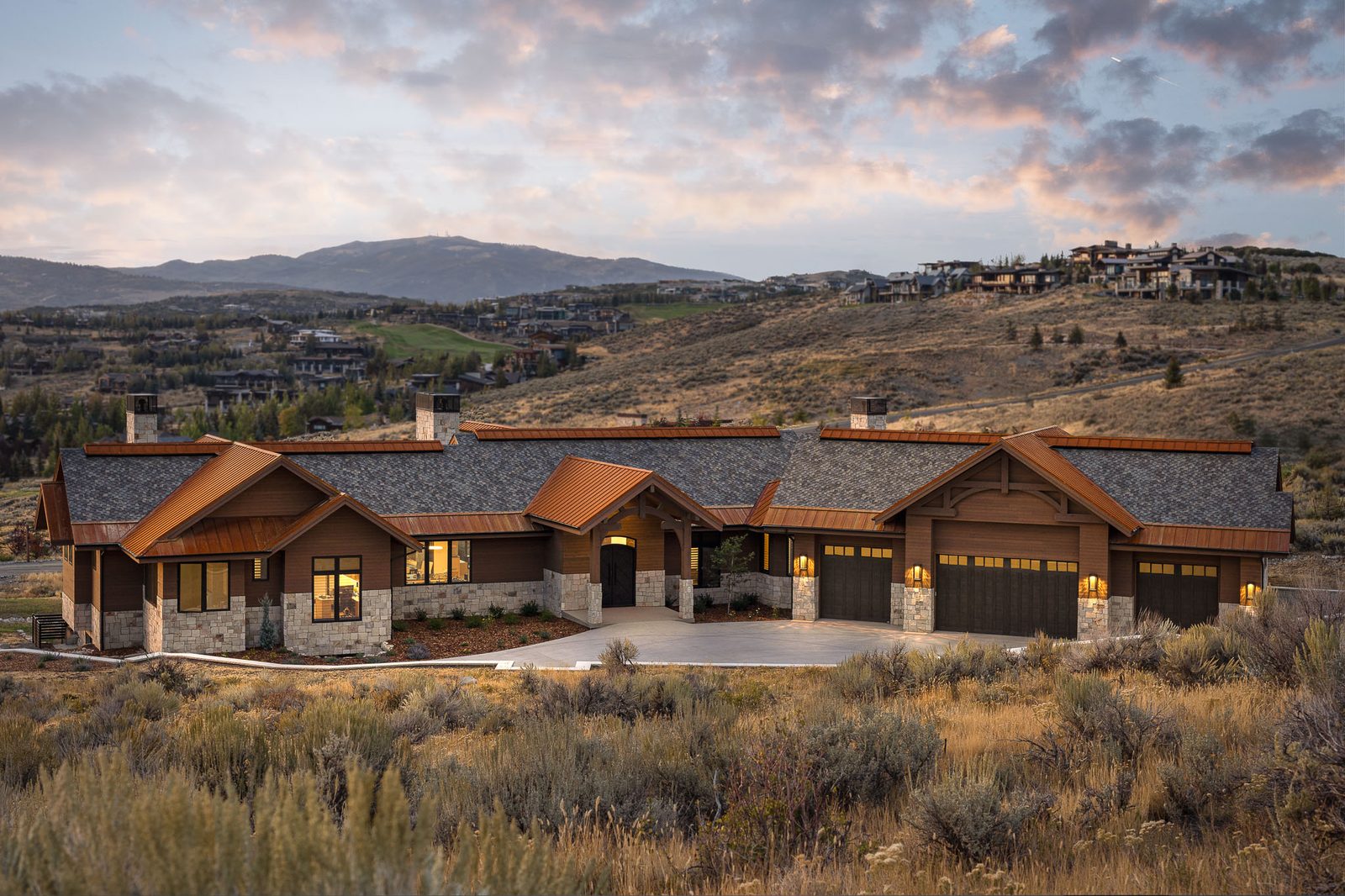 Luxury custom home built by Ensign Custom Homes in Utah